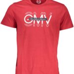 GIAN MARCO VENTURI MEN'S SHORT SLEEVE T-SHIRT RED