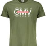 GIAN MARCO VENTURI MEN'S SHORT SLEEVED T-SHIRT GREEN