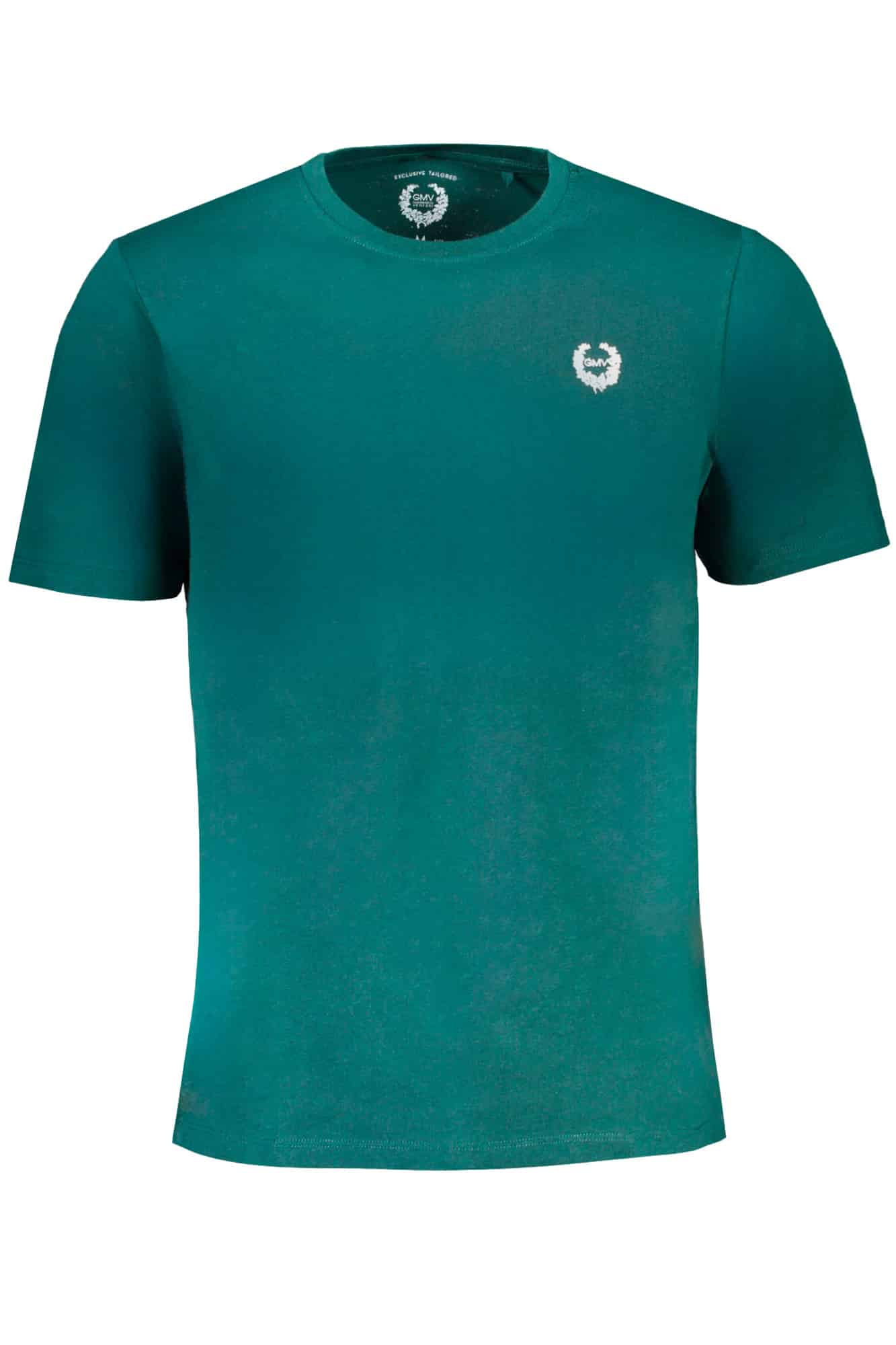 gianmarcoventurit-shirtmanichecorteuomoverde_1 GIAN MARCO VENTURI GREEN MEN'S SHORT SLEEVED T-SHIRT - Image 1