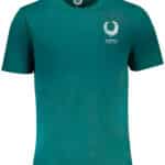 GIAN MARCO VENTURI GREEN MEN'S SHORT SLEEVED T-SHIRT