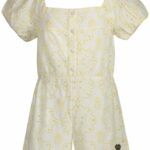 GUESS JEANS SHORT DRESS GIRL YELLOW