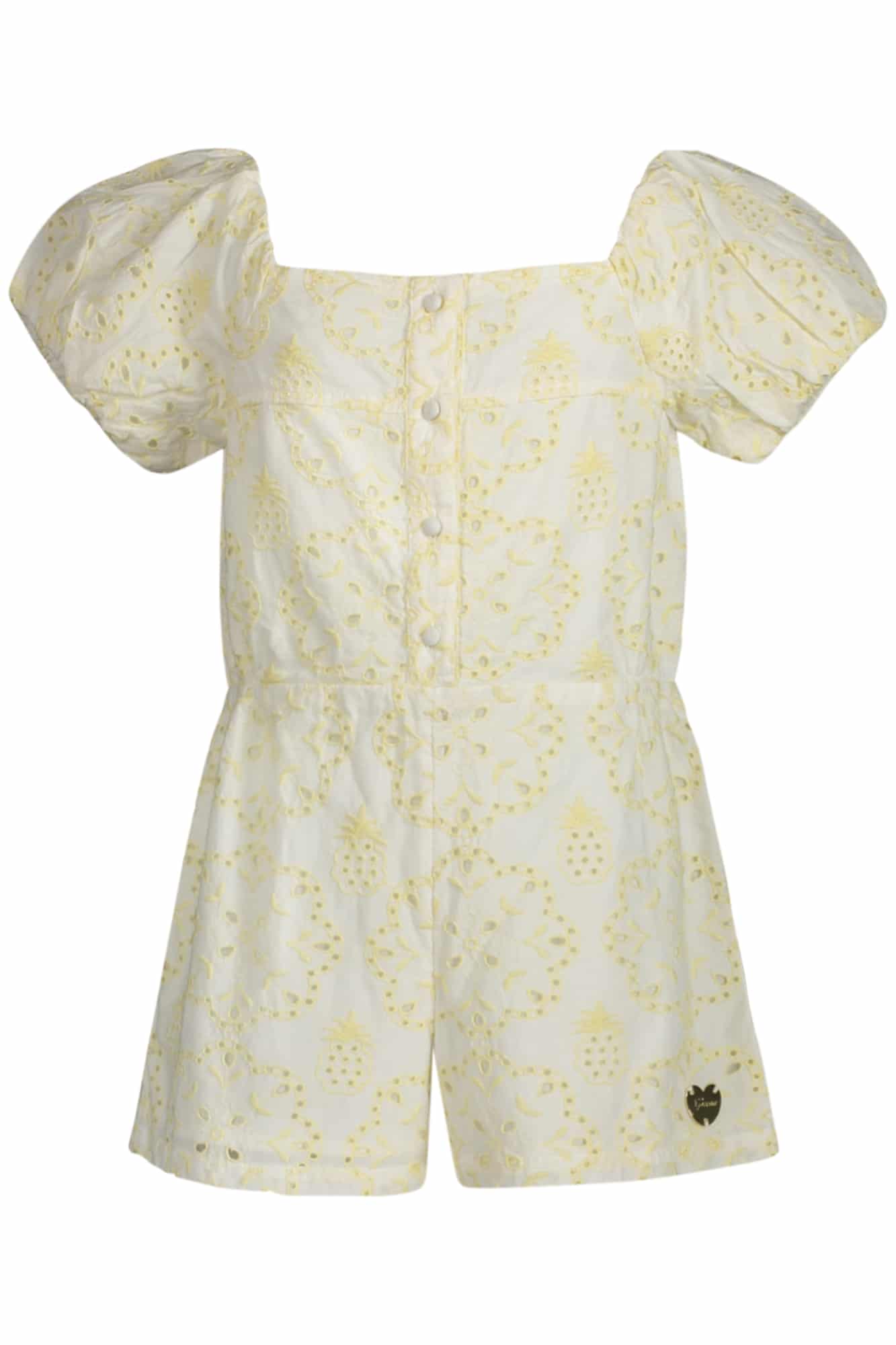 guessjeansabitocortobambinagiallo_1 GUESS JEANS SHORT DRESS GIRL YELLOW - Image 1