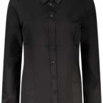 GUESS JEANS LONG SLEEVE SHIRT WOMEN BLACK