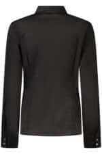 GUESS JEANS LONG SLEEVE SHIRT WOMEN BLACK - Image 2