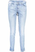 GUESS JEANS JEANS DENIM WOMAN LIGHT BLUE