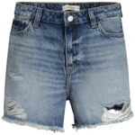 GUESS JEANS WOMEN'S SHORT JEANS BLUE