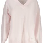 GUESS JEANS WOMEN'S PINK SWEATER