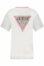GUESS JEANS SHORT SLEEVE T-SHIRT WOMEN WHITE - Image 2