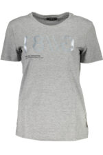 GUESS JEANS SHORT SLEEVE T-SHIRT WOMEN GREY