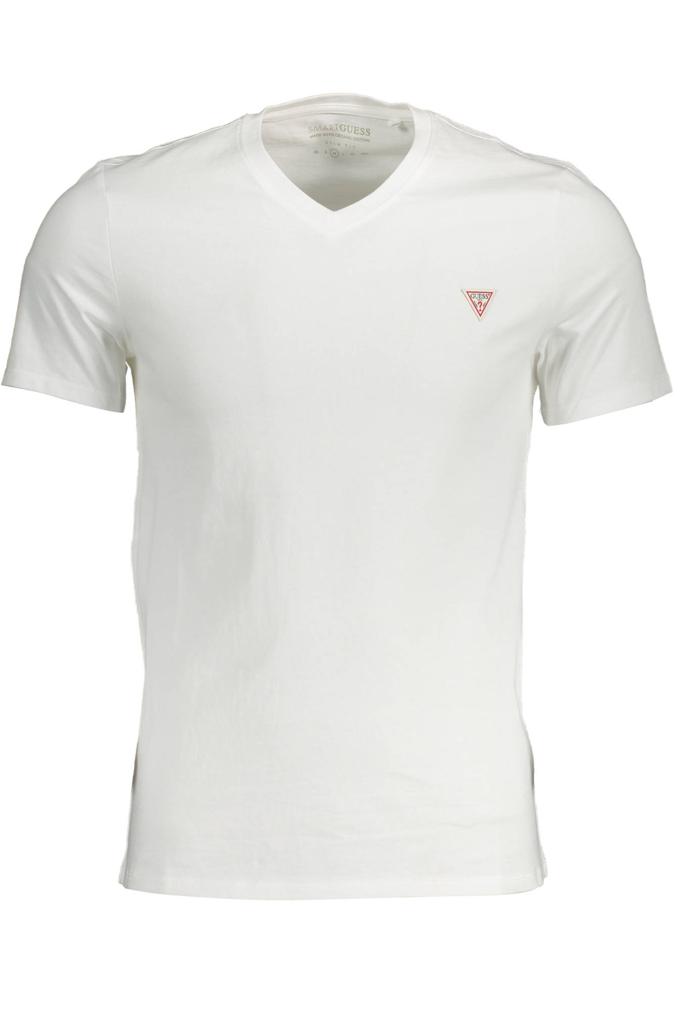 guessjeanst-shirtmanichecorteuomobianco_1 GUESS JEANS MAN SHORT SLEEVE T-SHIRT WHITE - Image 1