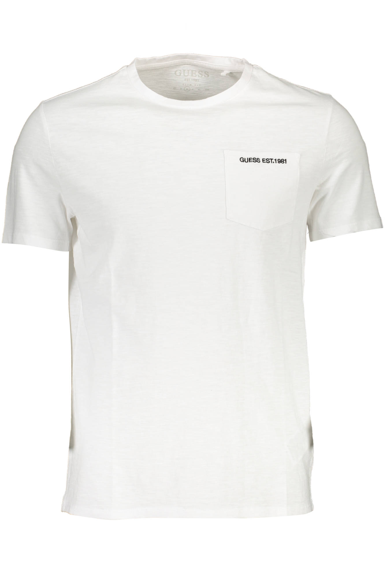 guessjeanst-shirtmanichecorteuomobianco_1 GUESS JEANS SHORT SLEEVE T-SHIRT MEN WHITE - Image 1