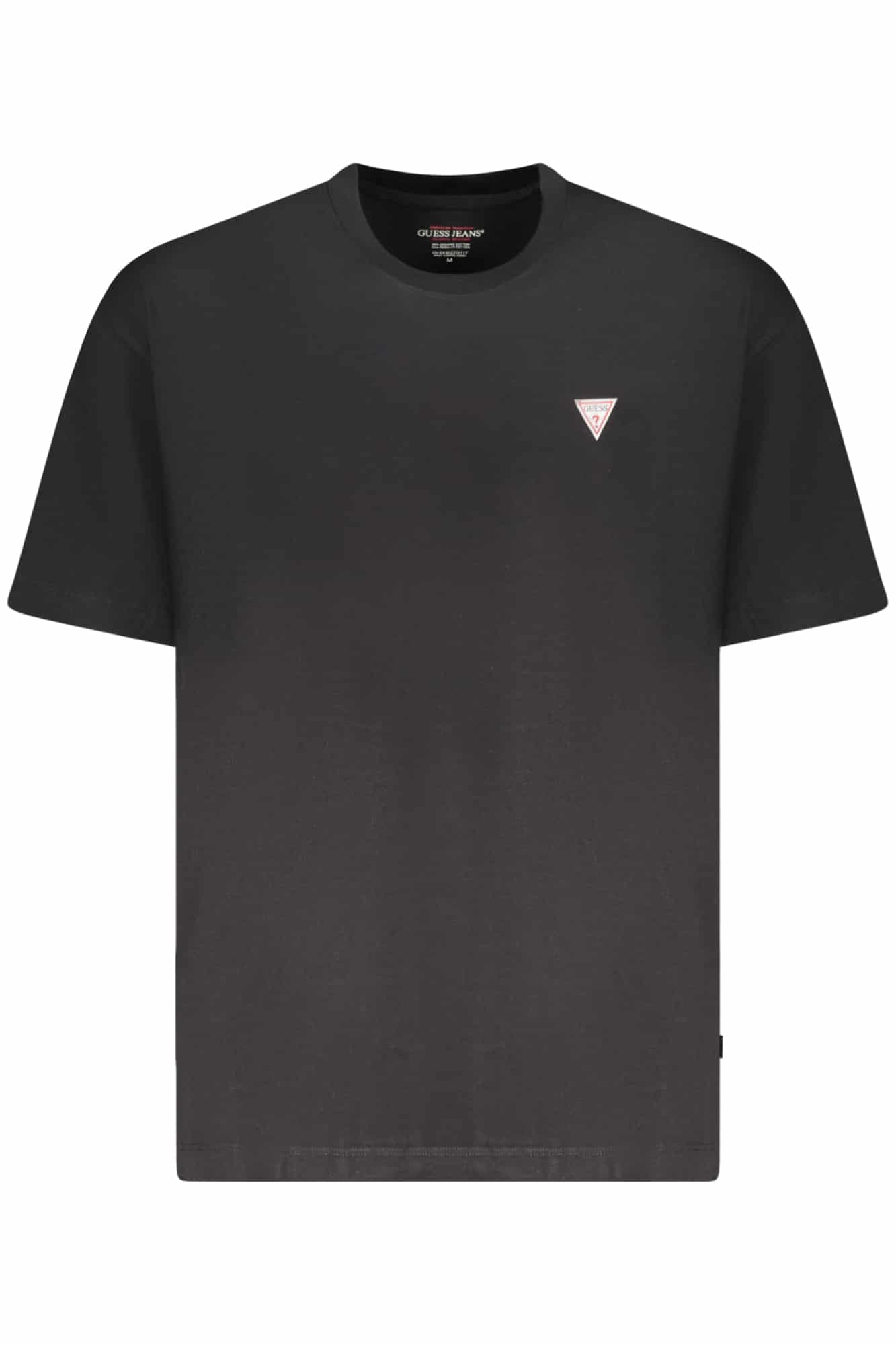 guessjeanst-shirtmanichecorteuomonero_1 GUESS JEANS SHORT SLEEVE T-SHIRT MEN BLACK - Image 1