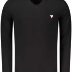GUESS JEANS LONG SLEEVE T-SHIRT MEN BLACK