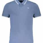 HARMONT & BLAINE MEN'S SHORT SLEEVED POLO SHIRT BLUE