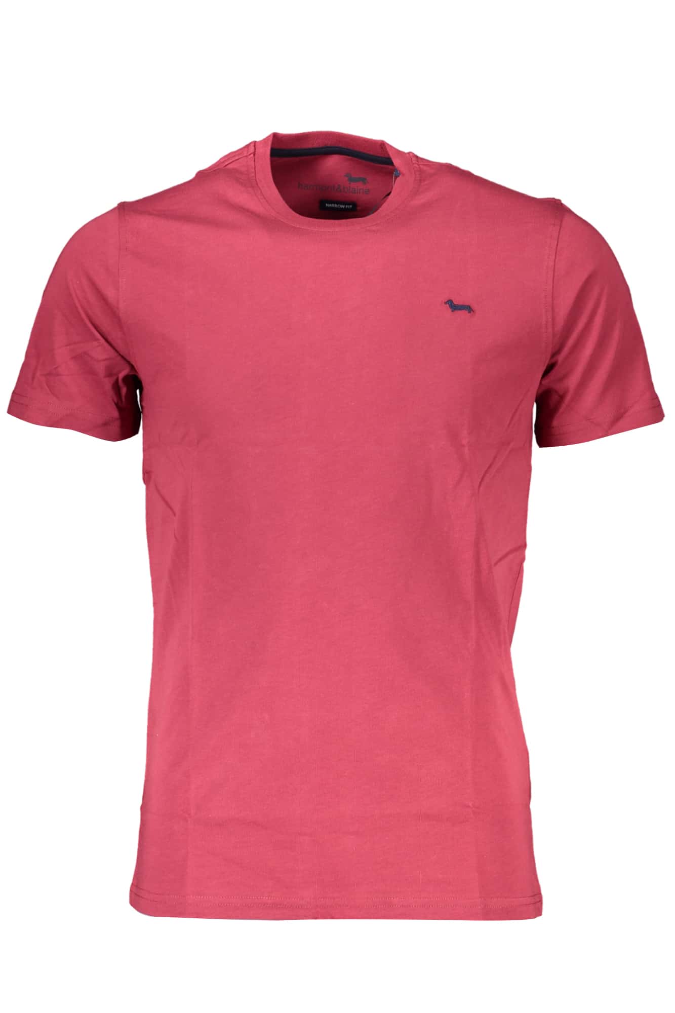 harmont26blainet-shirtmanichecorteuomorosso_1 HARMONT & BLAINE MEN'S RED SHORT SLEEVE T-SHIRT - Image 1