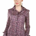 HOLIDAY INN LONG SLEEVE SHIRT WOMEN PURPLE