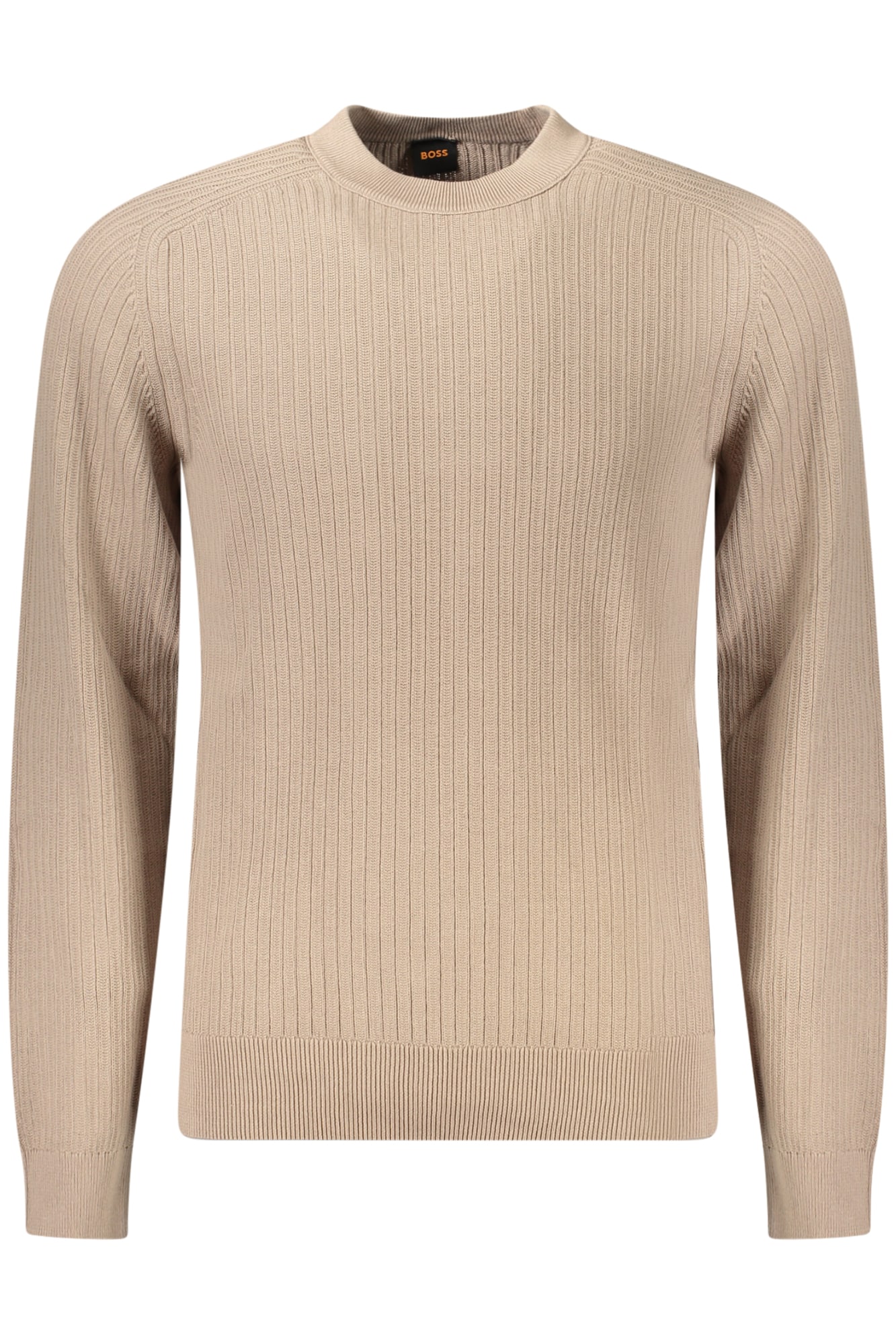 hugobossmagliauomobeige_1 HUGO BOSS MEN'S SWEATER BEIGE - Image 1