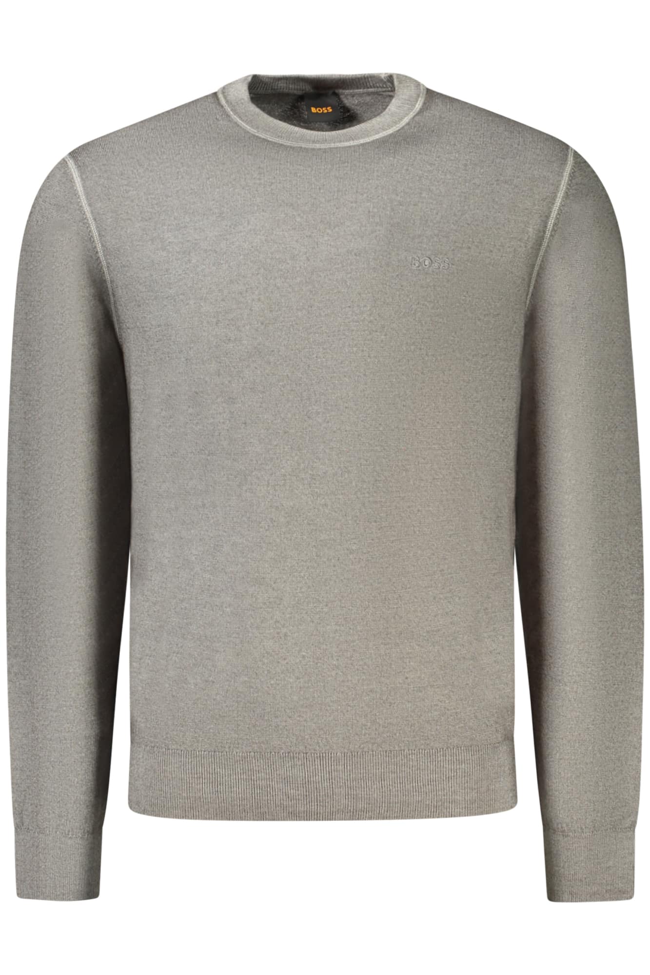 hugobossmagliauomogrigio_1 HUGO BOSS MEN'S SWEATER GREY - Image 1