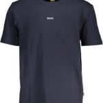 HUGO BOSS MEN'S SHORT SLEEVE T-SHIRT BLUE