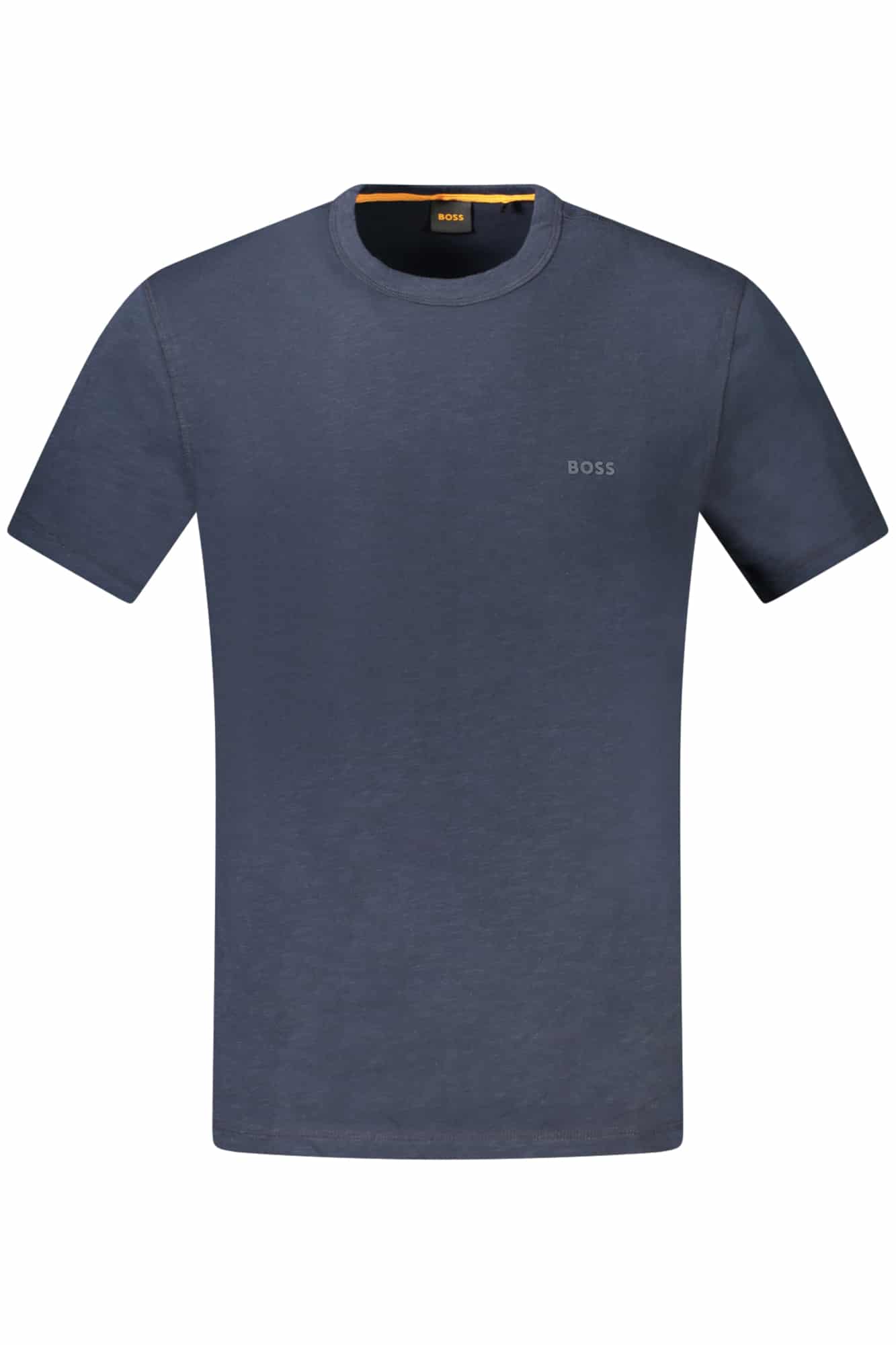 hugobosst-shirtmanichecorteuomoblu_1 HUGO BOSS MEN'S SHORT SLEEVE T-SHIRT BLUE - Image 1