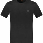 HUGO BOSS MEN'S SHORT SLEEVE T-SHIRT BLACK