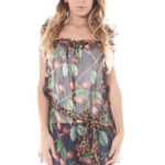 JOHN GALLIANO SHORT SLEEVE SHIRT WOMAN BLACK