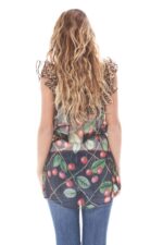 JOHN GALLIANO SHORT SLEEVE SHIRT WOMAN BLACK - Image 2