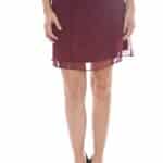JOHN GALLIANO SHORT SKIRT WOMAN RED