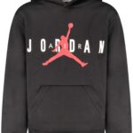 JORDAN MEN'S BLACK ZIP-UP SWEATSHIRT
