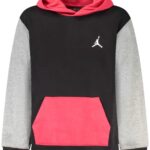 JORDAN MEN'S BLACK ZIP-UP SWEATSHIRT