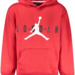 JORDAN MEN'S RED ZIP-UP SWEATSHIRT