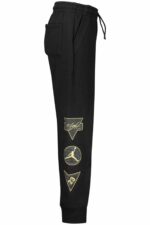 JORDAN MEN'S BLACK LONG TRACKSUIT PANTS - Image 3