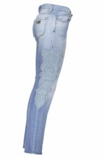 JUST CAVALLI JEANS DENIM WOMAN LIGHT BLUE - Image 3