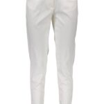 JUST CAVALLI WOMEN'S WHITE TROUSERS