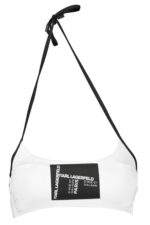 KARL LAGERFELD BEACHWEAR SWIMSUIT TOP WOMEN WHITE