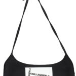 KARL LAGERFELD BEACHWEAR SWIMSUIT TOP WOMEN BLACK