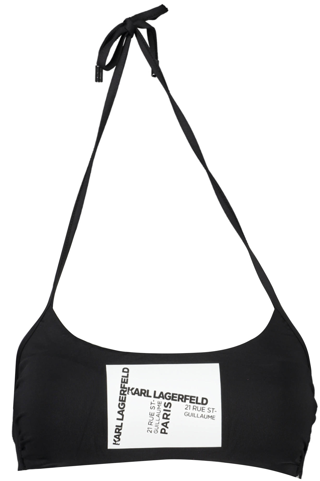 karllagerfeldbeachwearcostumepartesopradonnanero_1 KARL LAGERFELD BEACHWEAR SWIMSUIT TOP WOMEN BLACK - Image 1