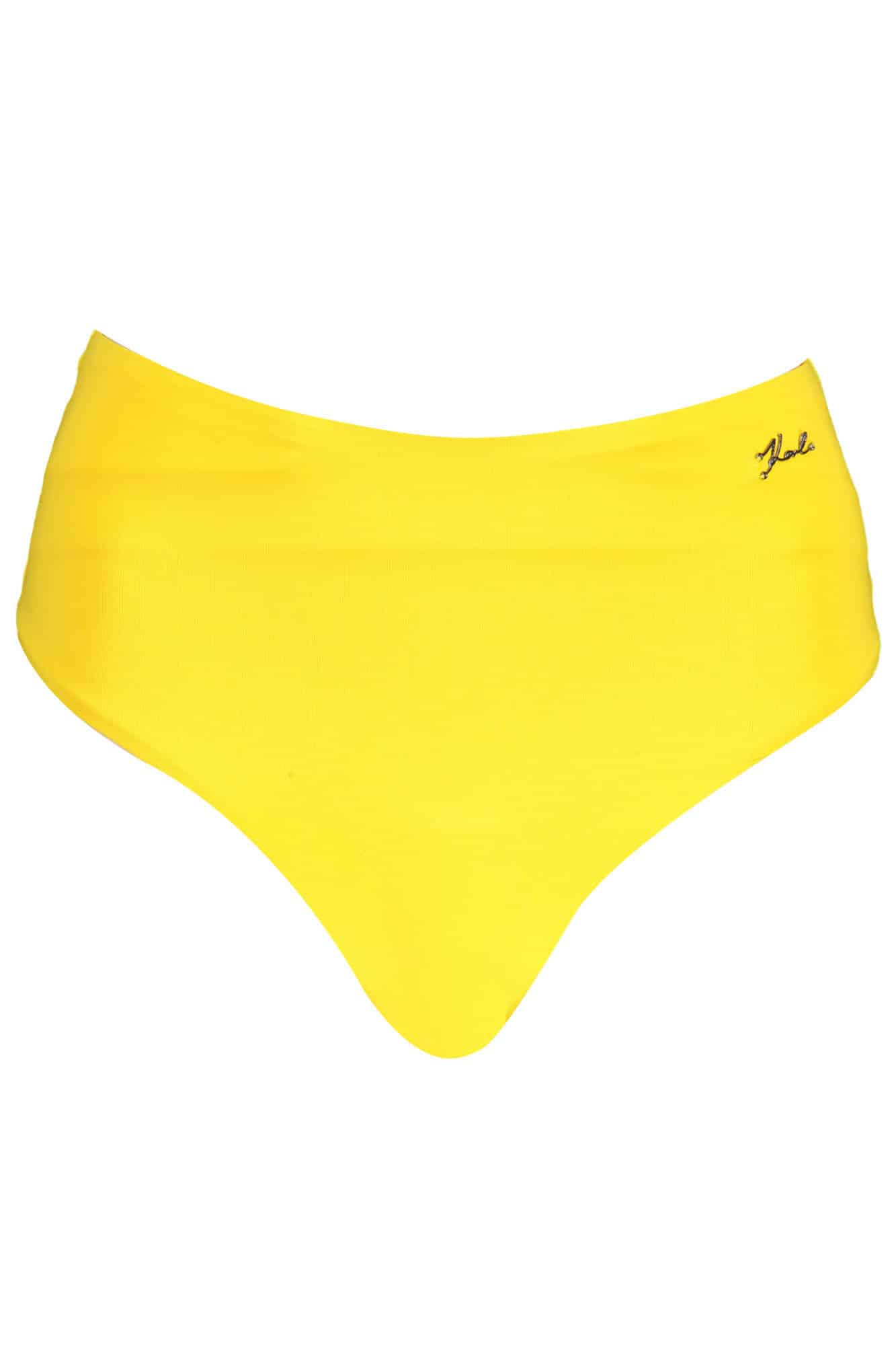 karllagerfeldbeachwearcostumepartesottodonnagiallo_1 KARL LAGERFELD BEACHWEAR WOMEN'S BOTTOM SWIMSUIT YELLOW - Image 1