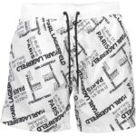 KARL LAGERFELD BEACHWEAR SWIMSUIT BOTTOM MEN WHITE