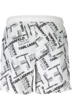 KARL LAGERFELD BEACHWEAR SWIMSUIT BOTTOM MEN WHITE - Image 2