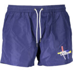 KARL LAGERFELD BEACHWEAR SWIMSUIT BOTTOM MEN BLUE