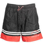 KARL LAGERFELD BEACHWEAR SWIMSUIT BLACK MEN'S BOTTOM