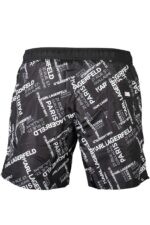 KARL LAGERFELD BEACHWEAR SWIMSUIT BLACK MEN'S BOTTOM - Image 2