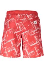 KARL LAGERFELD BEACHWEAR SWIMSUIT MEN'S BOTTOM RED - Image 2