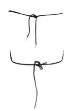 KARL LAGERFELD SWIMSUIT PARTS ABOVE WOMAN BLACK - Image 2