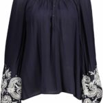 KOCCA LONG SLEEVE SHIRT BLUE WOMAN