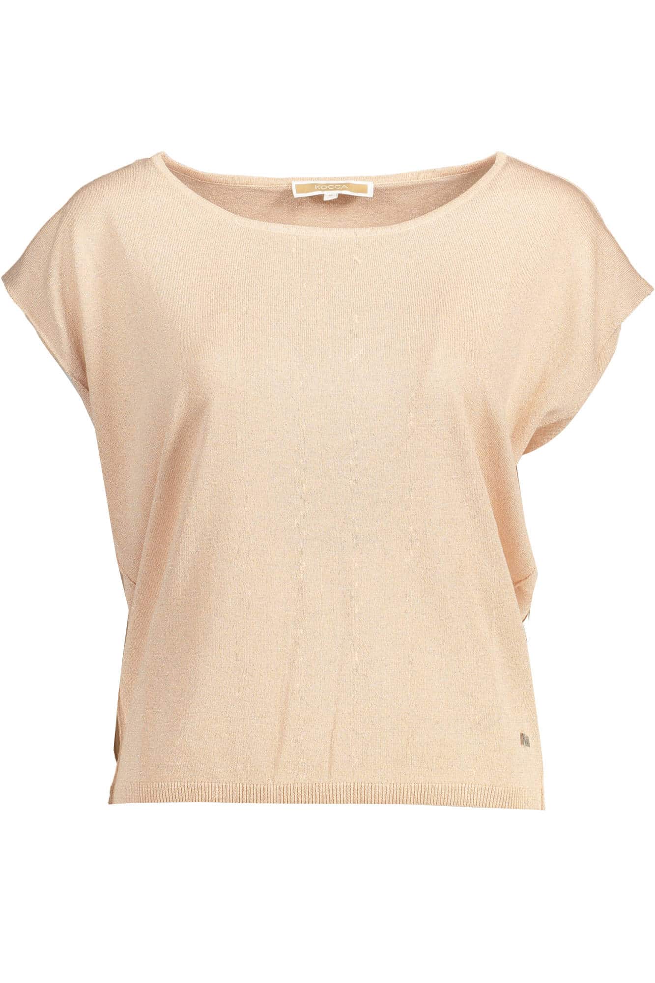 koccat-shirtsenzamanichedonnarosa_1 KOCCA PINK WOMAN SLEEVELESS T-SHIRT - Image 1