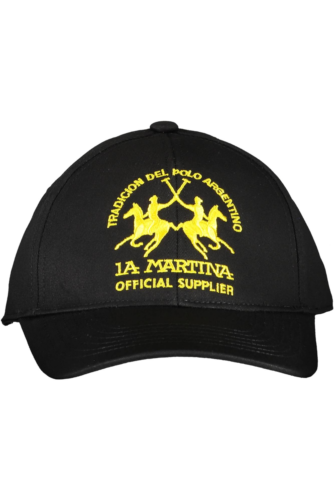 lamartinacappellouomonero_1 LA MARTINA BLACK MEN'S HAT - Image 1