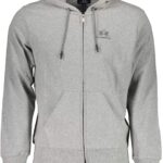 LA MARTINA MEN'S GRAY ZIP SWEATSHIRT