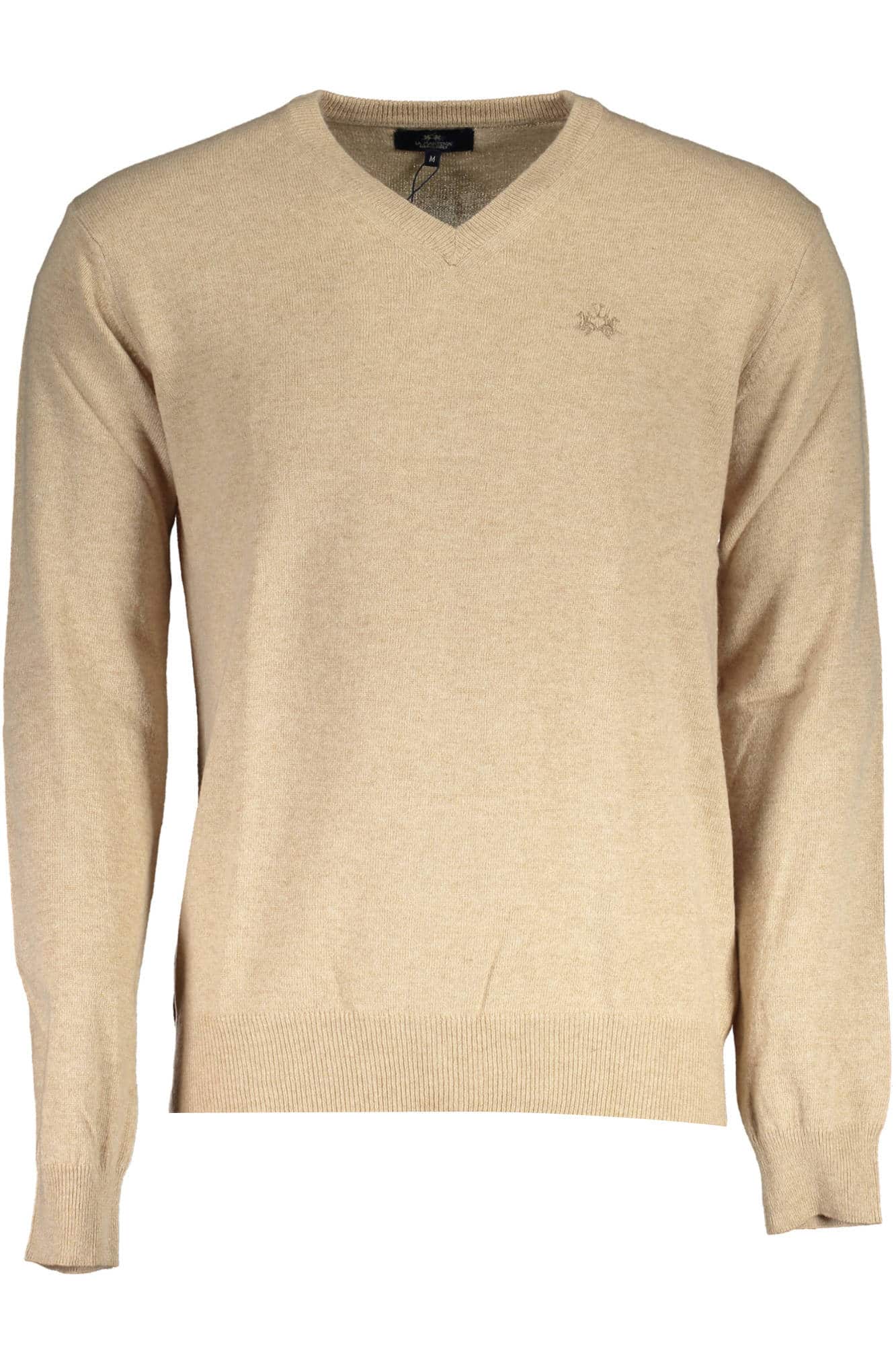 lamartinamaglioneuomobeige_1 LA MARTINA MEN'S SWEATER BEIGE - Image 1